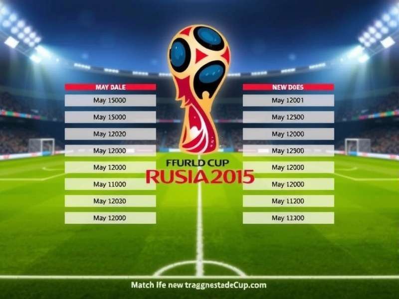 Visual timeline of FIFA World Cup 2026 match schedule across three host countries
