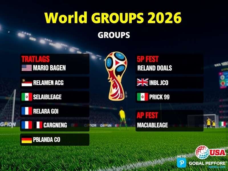 2026 FIFA World Cup Groups Visualization