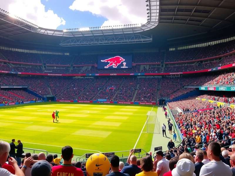FIFA World Cup 2026 host city stadium aerial view
