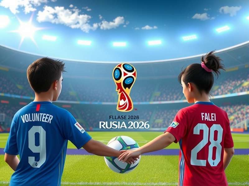 Diverse group of volunteers cheering at a stadium event