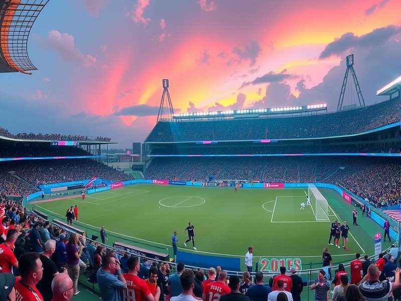 Map of FIFA World Cup 2026 host cities across USA, Mexico, and Canada