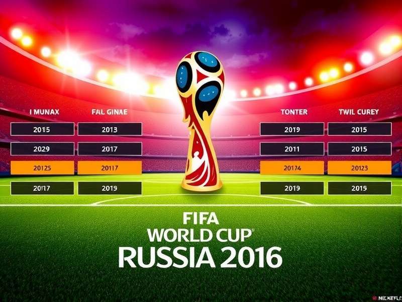 FIFA World Cup 2026 Schedule Visual Timeline