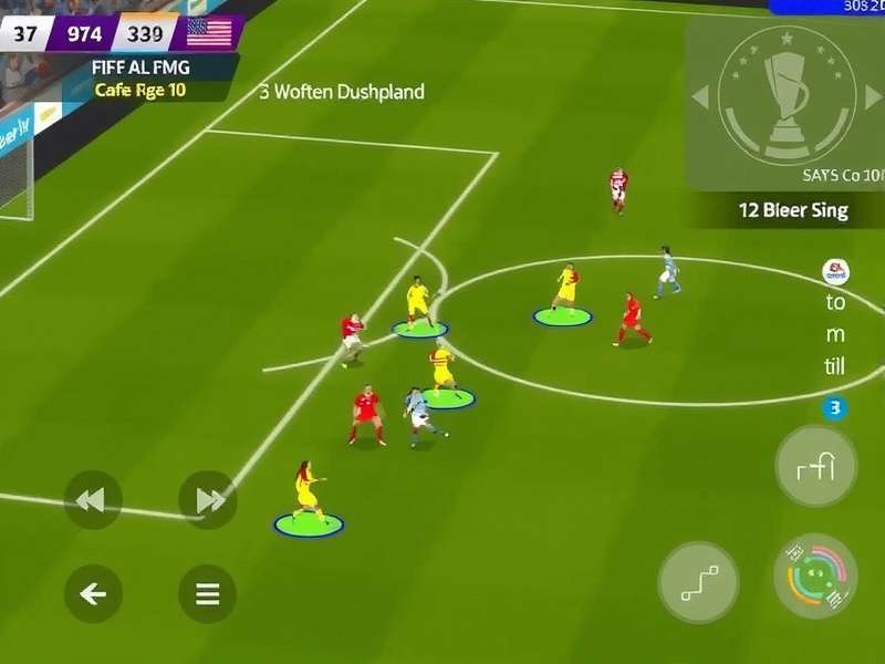 FIFA World Cup Trophy in Stadium