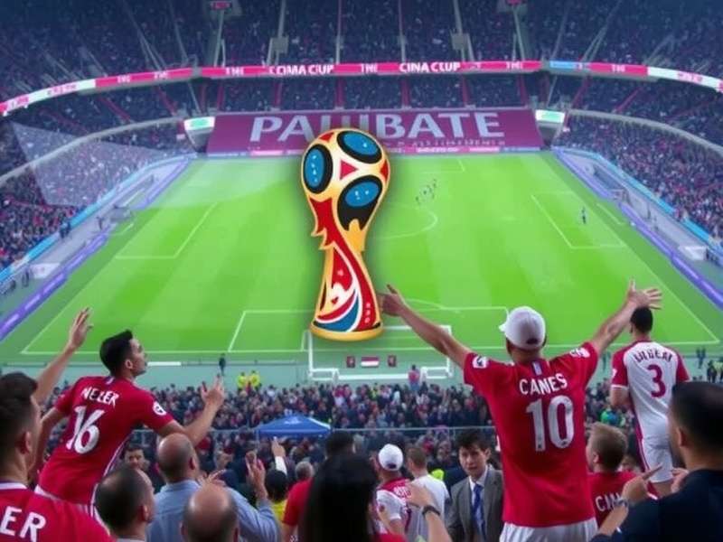 Map showing global FIFA World Cup qualification paths for 2026