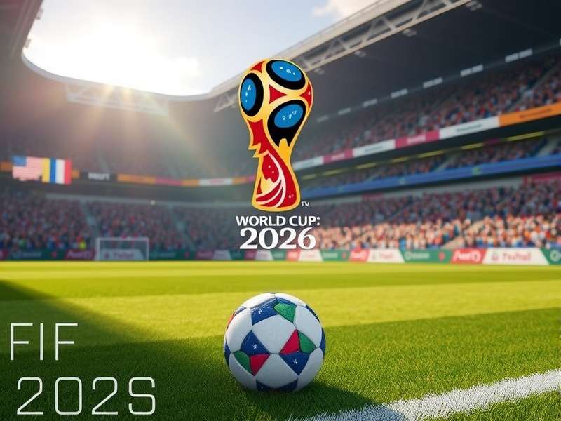 FIFA World Cup 2026 host city stadium aerial view