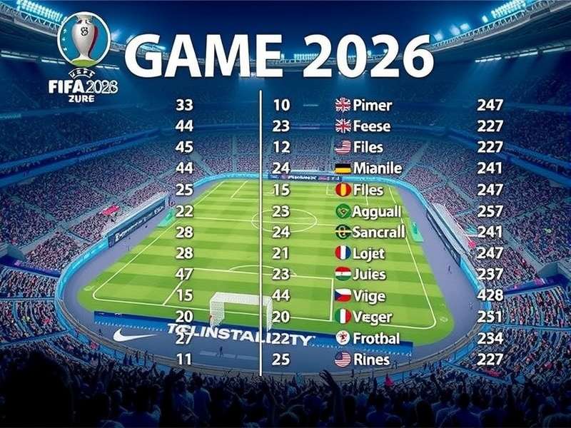 FIFA World Cup Trophy on a calendar marked with key 2026 dates