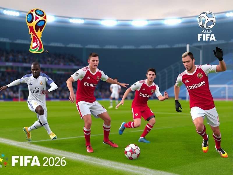 FIFA World Cup 2026 Conceptual Art: Stadium across US, Mexico, Canada