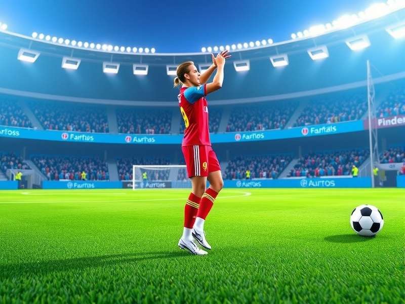 Panoramic view of a packed football stadium during a night match