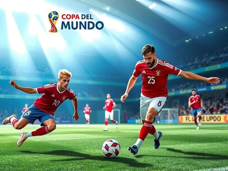 FIFA World Cup trophy surrounded by cheering fans