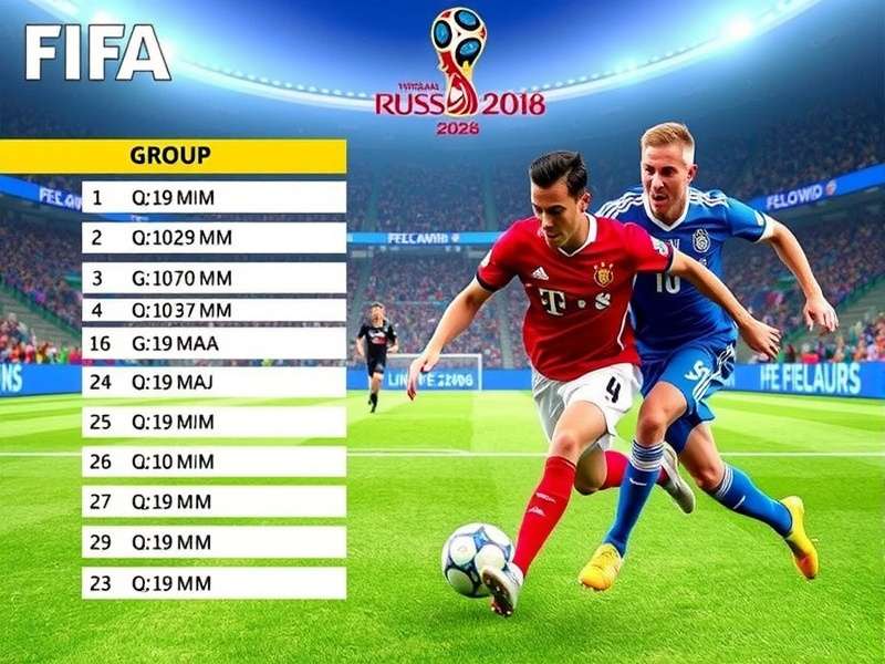 FIFA World Cup 2026 Group Stage Schedule Visual