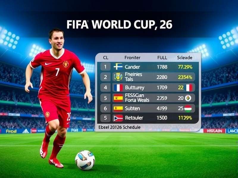 FIFA World Cup 2026 Schedule Visual Timeline across USA, Mexico, and Canada