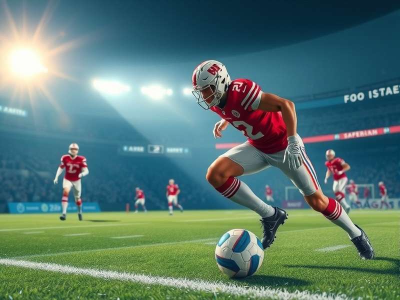 Conceptual illustration of FIFA World Cup 2026 across North America