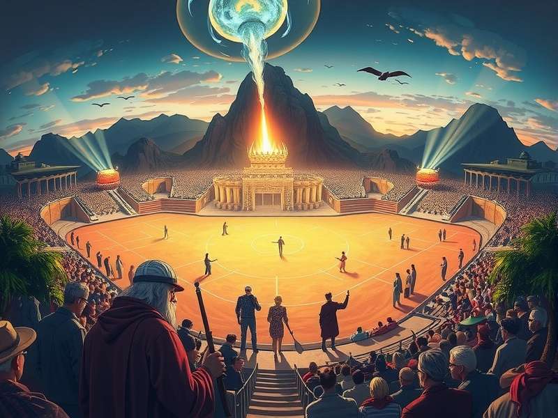 FIFA World Cup 2026 stadium concept art showing advanced architecture