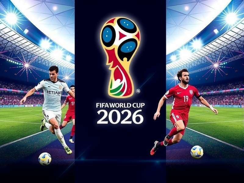 FIFA World Cup 2026 gameplay screenshot showing match action