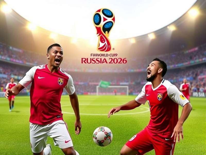 FIFA World Cup 2026 official logo and host nations USA, Mexico, Canada