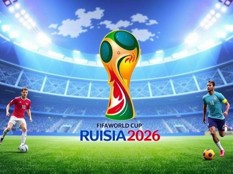FIFA World Cup 2026 official emblem with host nations USA, Mexico and Canada