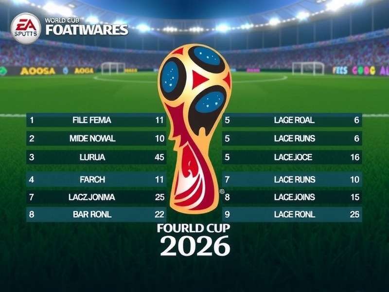 FIFA World Cup 2026 official poster with host nations USA, Mexico and Canada