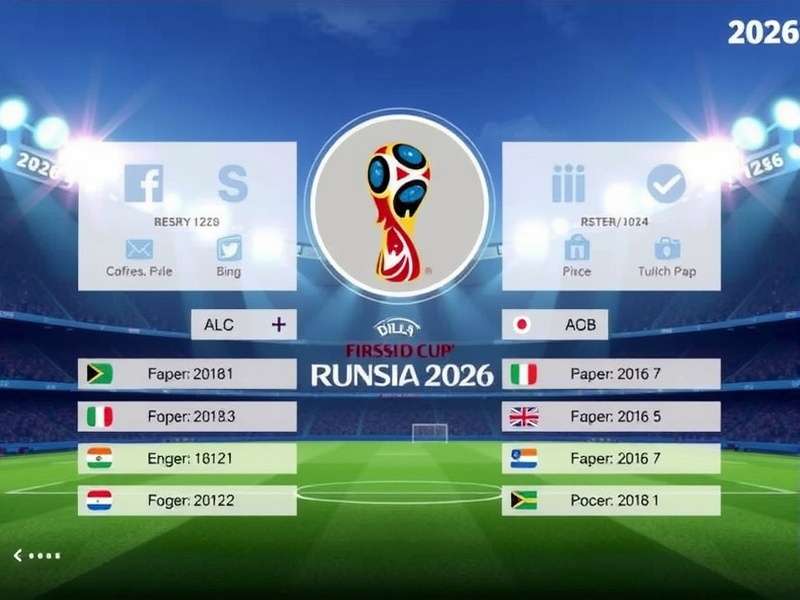 2026 FIFA World Cup official poster with host nations USA, Canada, and Mexico