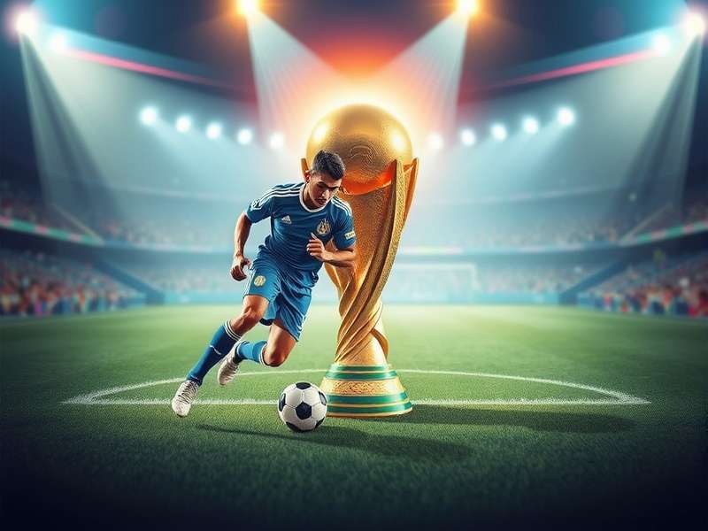 Copa Mundial 2026 – FIFA World Cup trophy and stadium atmosphere